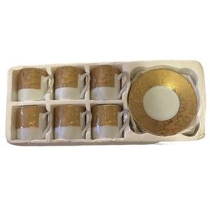 New Imperial Fine Porcelain Tea Set 12 PCS Cups Saucers From China